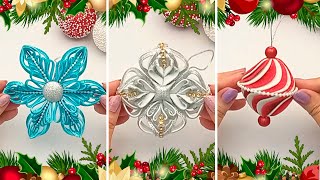 3 Diy Christmas Ornaments Craft Ideas 🎅 Beautiful Christmas Diy Decorations Ideas at Home [upl. by Omocaig614]