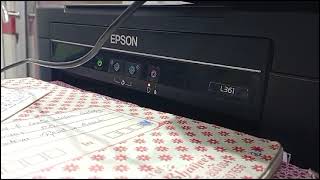 Epson l380 red light blinking [upl. by Kassey]