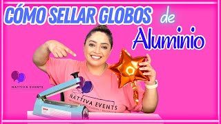 Cómo sellar la válvula de globos de aluminio❓ [upl. by Nepsa]