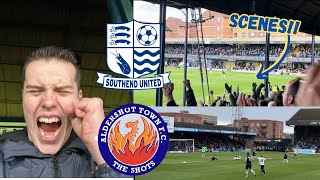 SOUTHEND VS ALDERSHOT41 SCENES AS BLUES RUN RIOT AGAINST 10 MAN ALDERSHOT [upl. by O'Connell]