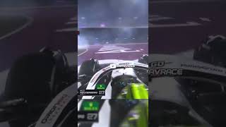 Nico Hulkenberg onboard crash Ocon Qatar GP 2024 qatargp formula1 nicohulkenberg [upl. by Lleral]