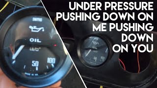 HOW TO Install a Smiths Oil Pressure Gauge   1972 Plymouth Satellite  NOTaROADRUNNER [upl. by Toor]