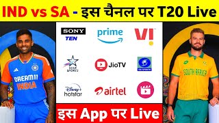 Ind Vs Sa Kis Channel Par Aayega 2024  Ind Vs Sa Live Match Today Kaise Dekhe 2024 [upl. by Nwahsar]