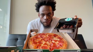 papajohns pizza mukbang [upl. by Bramwell]