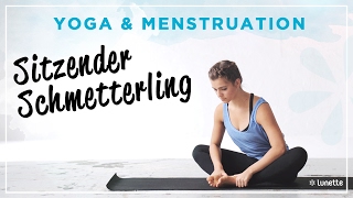 Periodenyoga Sitzender Schmetterling  Baddha Konasana [upl. by Polik]