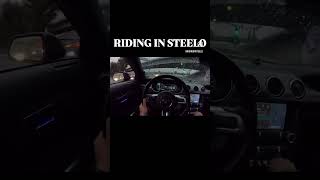 MUSTANG POV DRIVE TO DDE BLOCK PARTY shorts mustangs s197 sn95 [upl. by Irem353]