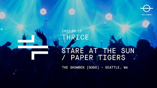 Thrice quotStare at the Sun  Paper Tigersquot  Live in Seattle 4K Multicam [upl. by Albie]