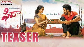 Fidaa Teaser  Varun Tej Sai Pallavi  Sekhar Kammula  Dil Raju  Shakti Kanth [upl. by Darlene]