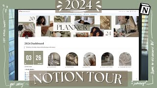 2024 Notion Tour  Set Goals and Get Organized for the New Year [upl. by Varini514]