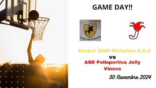 Basket2000NICHELINO ASD vs ASD Polisportiva Jolly Vinovo FIPUnder 17 SIlver [upl. by Cath631]