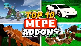 Top 10 BEST Addons For Minecraft Bedrock 120 [upl. by Iek]