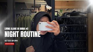 Mini Vlog Living Alone Diaries in Dubai  Night Routine after Work 🌚 [upl. by Keil]