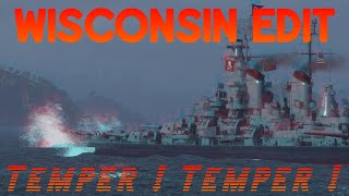 Wisconsin Edit  WoWS [upl. by Nodnrb]