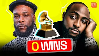 0 win For Davido 0 Win For Burna Boy The Grammy Conversation And More [upl. by French]