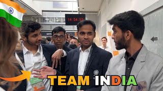 The Indian Team Arrives In A Light Mood To Face Uzbekistan  45th Olympiad Budapest [upl. by Nauwaj861]