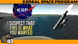 Kernal Space Program episode 2  Jeb has the stick [upl. by Nahtnoj]