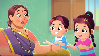 Dadi Aama  Chal Mere Ghode  Kalu Madari Aaya  Hindi Nursery Rhymes and Kids Songs [upl. by Corena174]