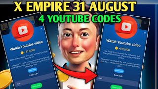 XEMPIRE YOUTUBE CODE TODAY  XEMPIRE YOUTUBE VIDEO CODE  X EMPIRE EPISODE 242526 AUGUST 31 [upl. by Ardyaf]