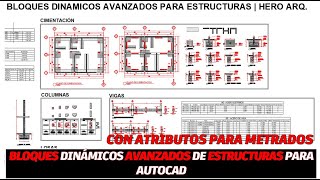 Bloques Dinámicos Avanzados para Estructuras  Hero Arq [upl. by Marchese]