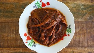 Sambal Sotong KeringDried Cuttlefish Sambal [upl. by Elleinnad]