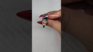 ❤️ Queen Grimhilde  Old Evil Queen nailart nails disney art shorts snowwhite tutorial fyp [upl. by Wendt]