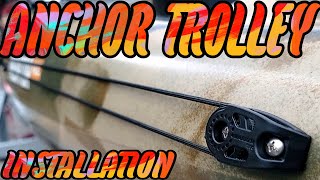 HOW TO Install an Anchor Trolley on Your Kayak  Old Town Predator PDL Modifications and Rigging [upl. by Woodring]