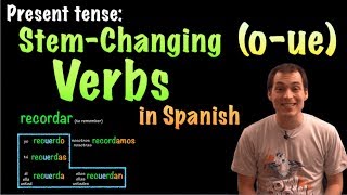 01066 Spanish Lesson  Present Tense  OUE Stemchanging verbs [upl. by Eirrak186]