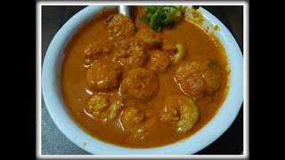 Authentic Malvani Kolambi Rassa  Malvani Prawns Curry [upl. by Kciwdahc]