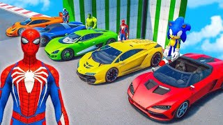 Super Crazy Mega Ramp GT Car Racing  Extreme Car Stunts Master Driving Game Shame Gameplay 6 [upl. by Akela]