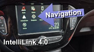 IntelliLink R40  Navigationssystem Vorstellung  Opel Corsa E 2015 [upl. by Arinaj]