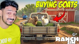 I Bought Expensive Goats  Ranch Simulator Part 5 [upl. by Nerac]