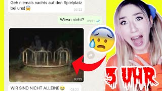 DU solltest niemals 3 Uhr nachts mit deinem FREUND an HALLOWEEN auf den SPIELPLATZ whatsapp chats [upl. by Enoek]