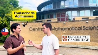 Chileno revela CÓMO fue Admitido en CAMBRIDGE y qué buscan en los candidatos [upl. by Lleda]