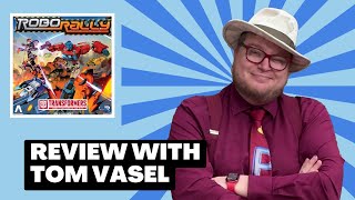 Robo Rally Transformers Review Quick Take with Tom Vasel [upl. by Lenahtan454]