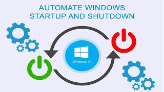 How to Deploy Automatic StartUp And ShutDown Times In Windows 10  Your Scheduled Time 2024 [upl. by Akinet]