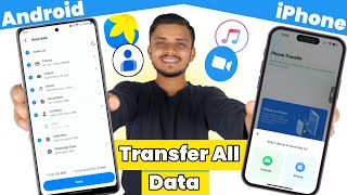 How to transfer data from Android to iPhone  BEST WAY [upl. by Acyssej58]