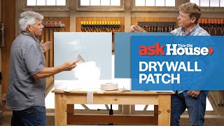 How to Patch a Drywall Hole  Ask This Old House [upl. by Sakram]