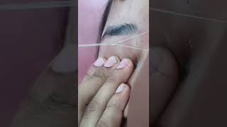 Eyebrow Threading Eyebrow Threading Tutorial [upl. by Ilahtan945]