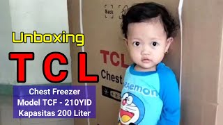 UNBOXING CHEST FREEZER TCL [upl. by Anastasie378]