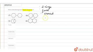 Which of the following isare a bicyclo compound s [upl. by Aidnic621]