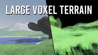 Gigantic Smooth Voxel Terrain with Level of Detail  Advanced Computer Graphics [upl. by Aisac479]