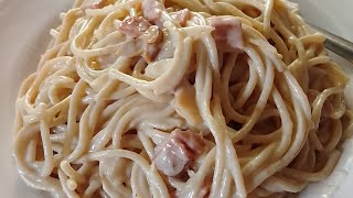 Carbonara Recipe  Tipid Version [upl. by Enomar]