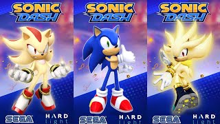 Super Shadow 🆚 Sonic 🆚 Super Silver Vs All Bosses Zazz Eggman All Characters [upl. by Assirrac]