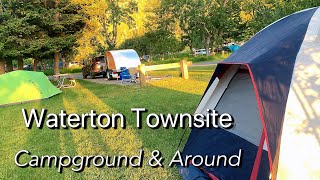 Waterton Townsite Campground and Surroundings [upl. by Haelhsa]