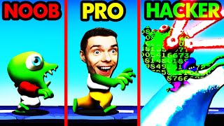 NOOB vs PRO vs HACKER ZOMBIE TSUNAMI [upl. by Snapp]