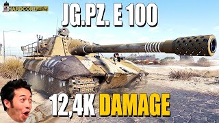 JgPz E 100 124k damage [upl. by Ammann]