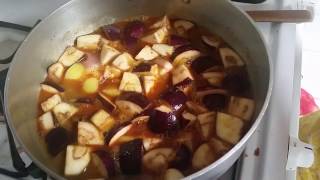 Loitta Shutki diye Begun Aloo Bangladeshi Recipe [upl. by Avonasac]