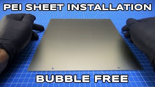 How to install PEI sheet without bubbles [upl. by Hannala]