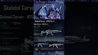 PUBG MOBILE  M762 PLATINUM SKELETON amp SKELETAL CARVER [upl. by Henri]