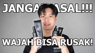 Urutan amp Cara Pakai Skincare Pria YANG BENAR REVIEW JUJUR ONESKIN [upl. by Ticon]